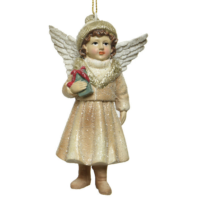 Kaemingk Елочная игрушка Ангел Мария - Рождественская песнь 11 см подвеска 520650