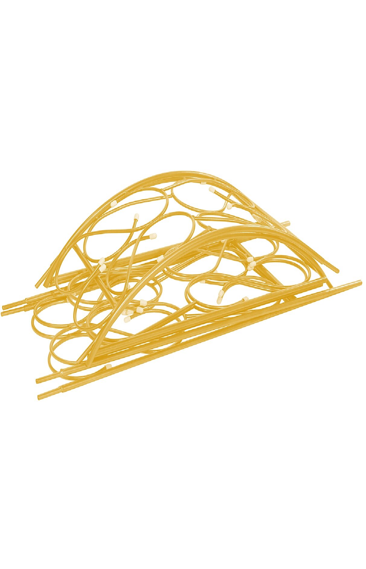Арка садовая металлическая для растений (для сада) Тюльпан разборная желтая,240х110х40см., труба d=16, d=10 - фотография № 2