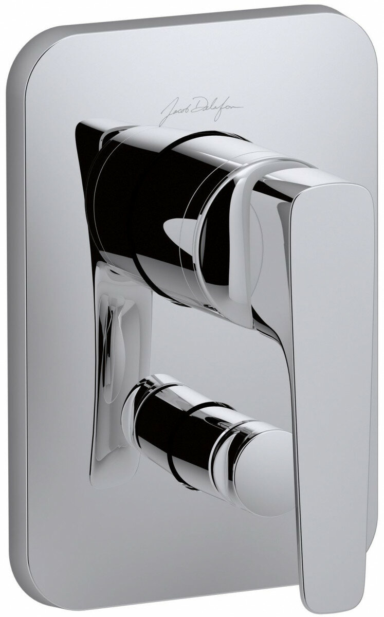 Jacob Delafon E98718-CP Aleo+ Смеситель встраиваемый, внешняя часть, хром