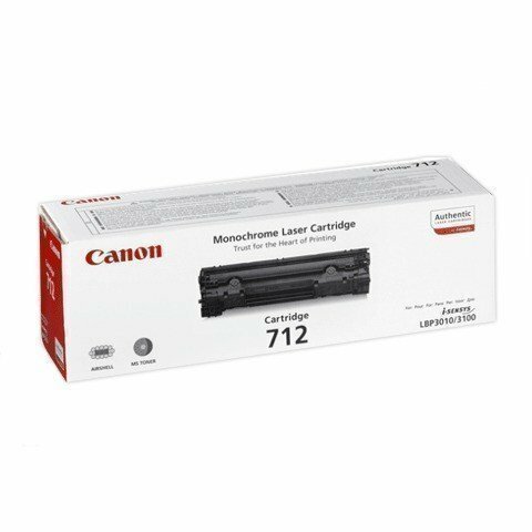 Картридж лазерный CANON (712) LBP-3010/3100 и другие, оригинальный, ресурс 1500 стр, 1870B002