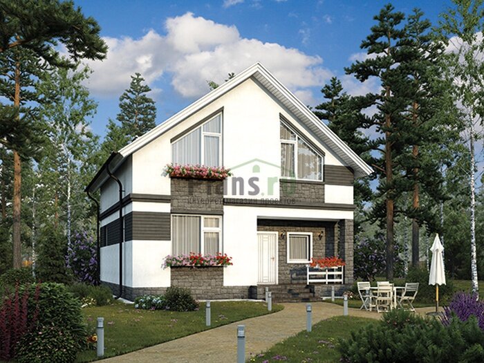 Проект дома Plans-42-75 (115 кв.м, кирпич)