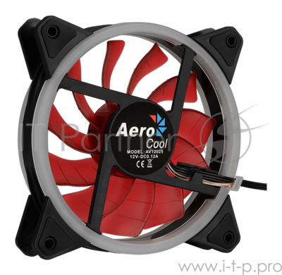 Вентилятор AeroCool Rev 120mm Red Led 4713105960945 .