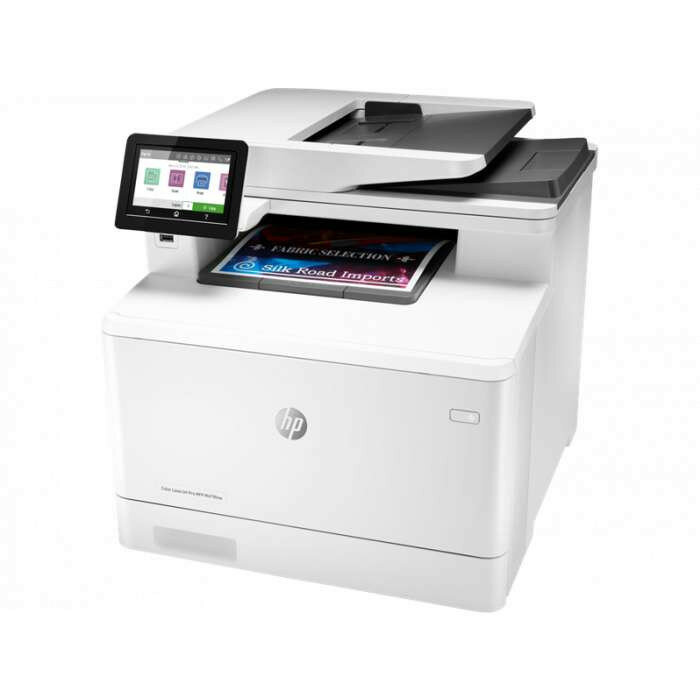 Лазерное многофункциональное устройство HP Color LaserJet Pro MFP M479fnw (p/c/s/f, A4,600 dpi,27(27)ppm,512Mb,2 trays 50+250,ADF50,USB/GigEth/WiFi/Bluetooth,4 cart.in box black 2400&cmy1200 pages,1y warr.,repl. CF377A)