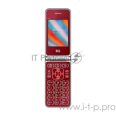 Мобильный телефон BQ 2445 Dream Red. Sc6531e, 1, 208MHZ, ThreadX, 32 Mb, 32 Mb, 2G GSM 850/900/1800/