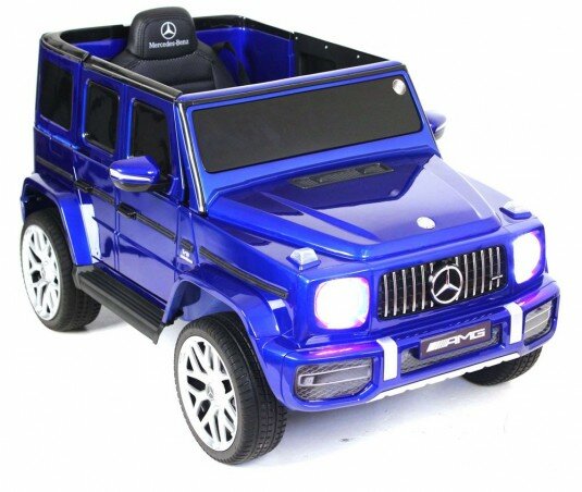 RiverToys Автомобиль Mercedes-Benz G63 T999TT, Blue-Glanec