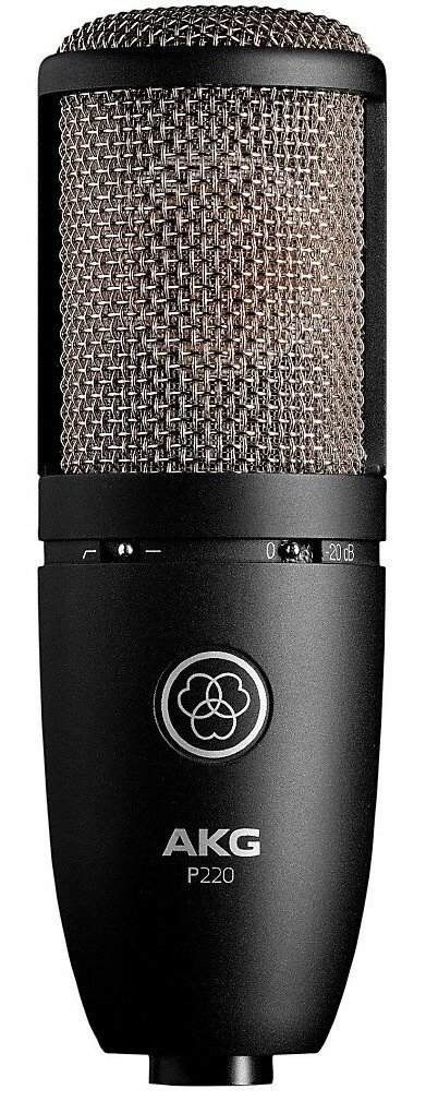 AKG P220 конденсаторный студийный микрофон, 200 Ом