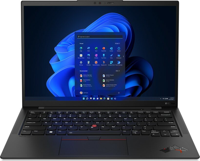 Ноутбук Lenovo ThinkPad X1 Carbon Gen 10 21CB000FUS 14"(1920x1200) Intel Core i7 1270P(2.2Ghz)/32GB SSD 512GB/ /Windows 11 Pro English