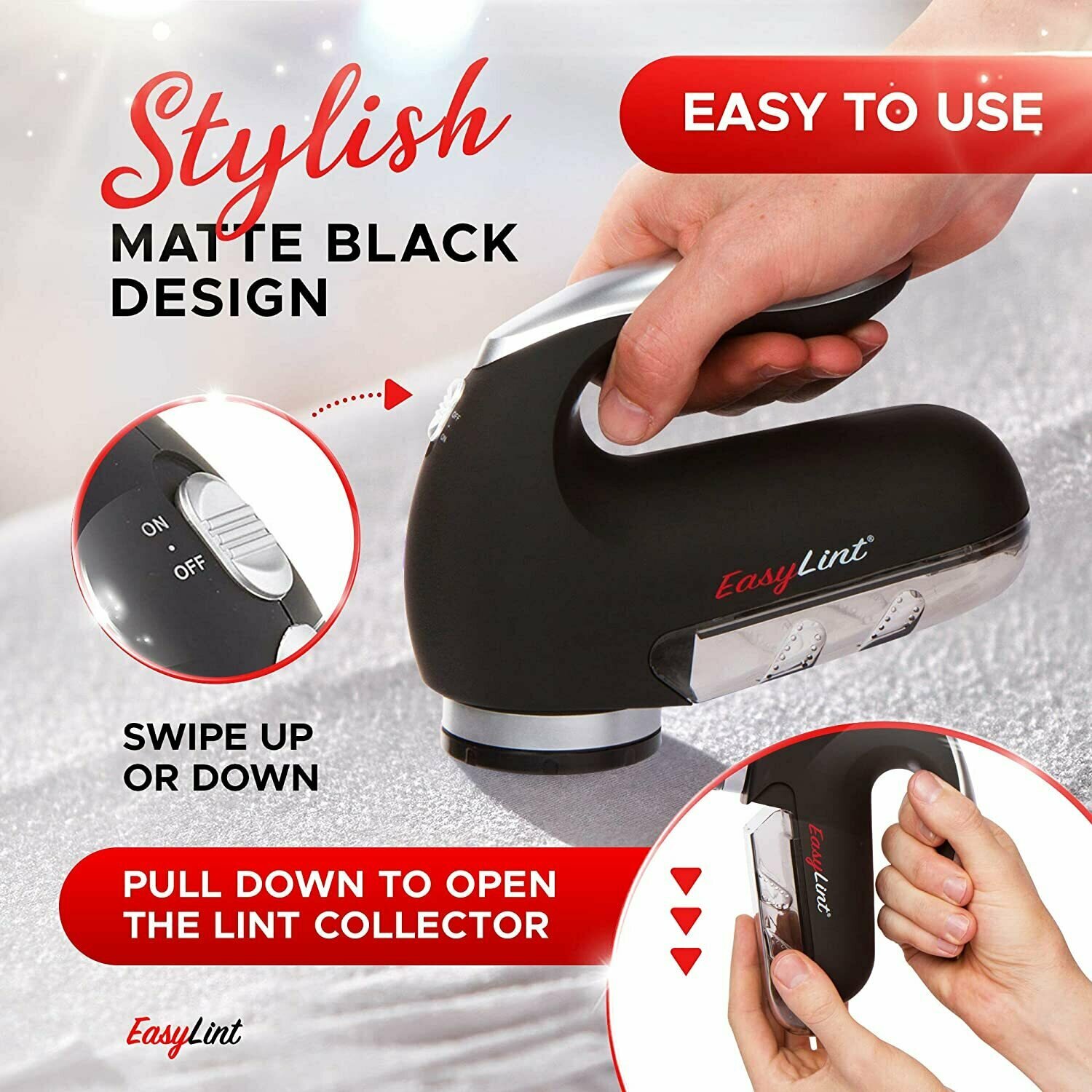 EasyLint Professional Sweater Shaver Машинка для удаления ворсинок - фотография № 4