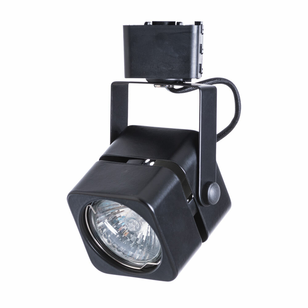 Трековый светильник Arte Lamp Misam A1315PL-1BK, Черный, GU10