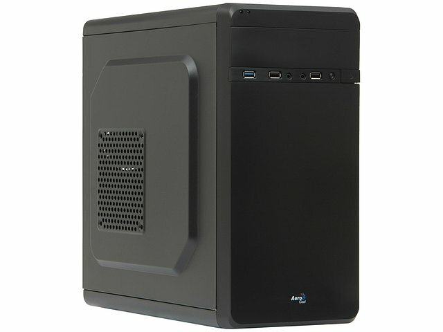 Корпус Aerocool Корпус Minitower Aerocool Qs-180, mATX, черный (без БП)