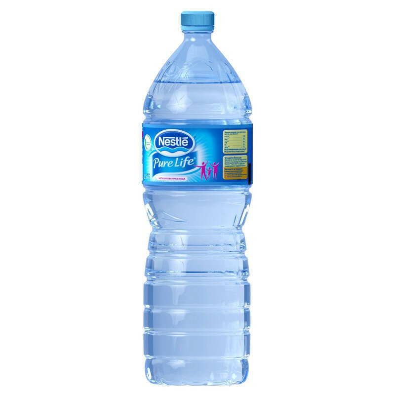 Вода питьевая Nestle Pure Life негаз 2л. пэт. 6 шт/уп. - фотография № 2