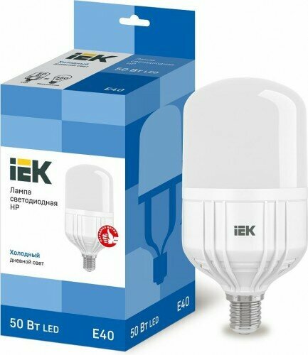 Лампа светодиодная IEK HP 50Вт 230В 6500К E40