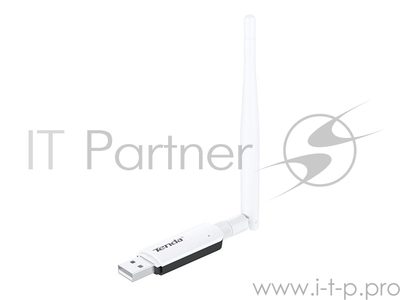 Сетевое оборудование Tenda U1 300Mbps High Gain Wireless N USB Adapter, 2T2R, 2.4GHz, 802.11n/g/b, 1