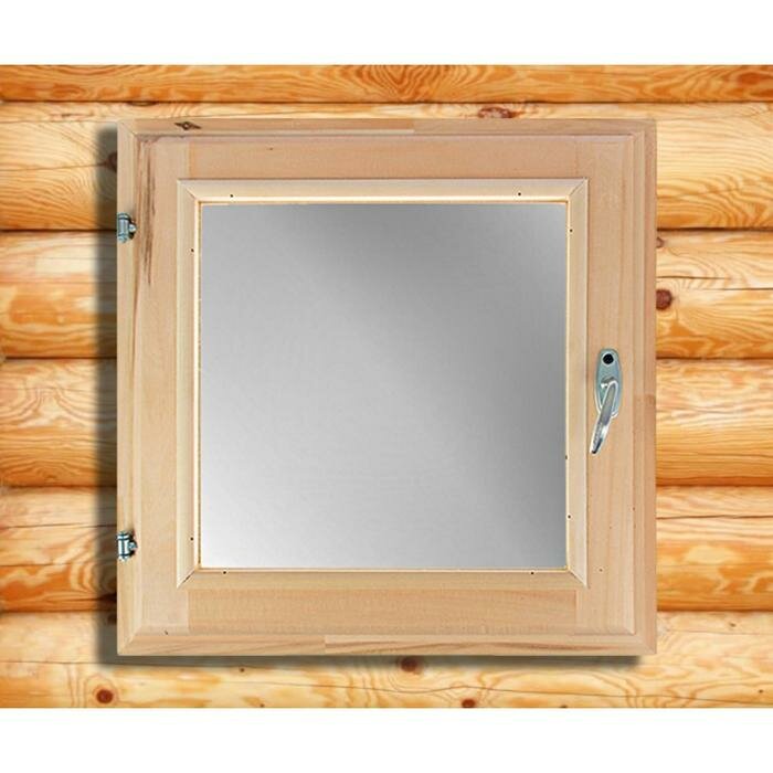 Окно, 50×50см, двойное стекло липа - фотография № 2