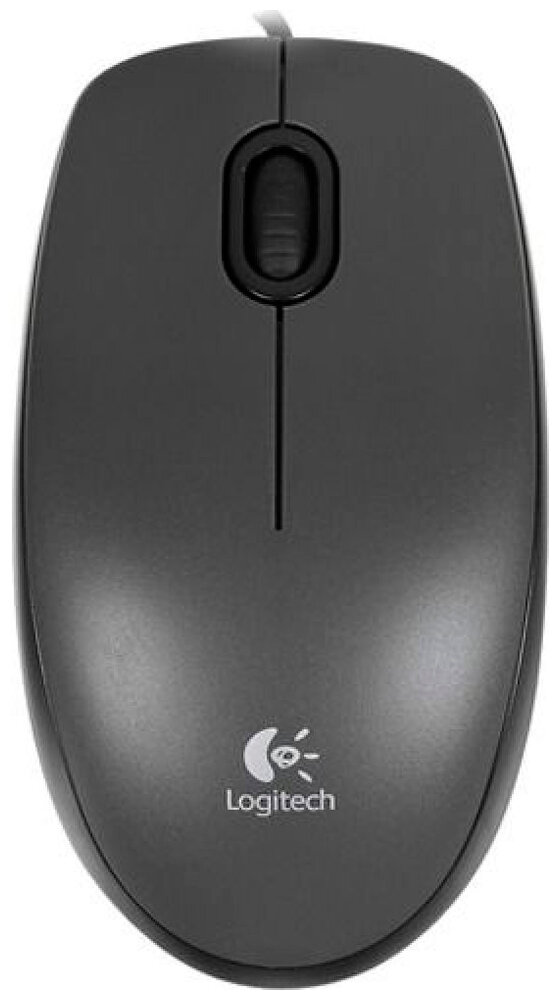  Logitech Mouse M 100 Grey USB (910-005003)