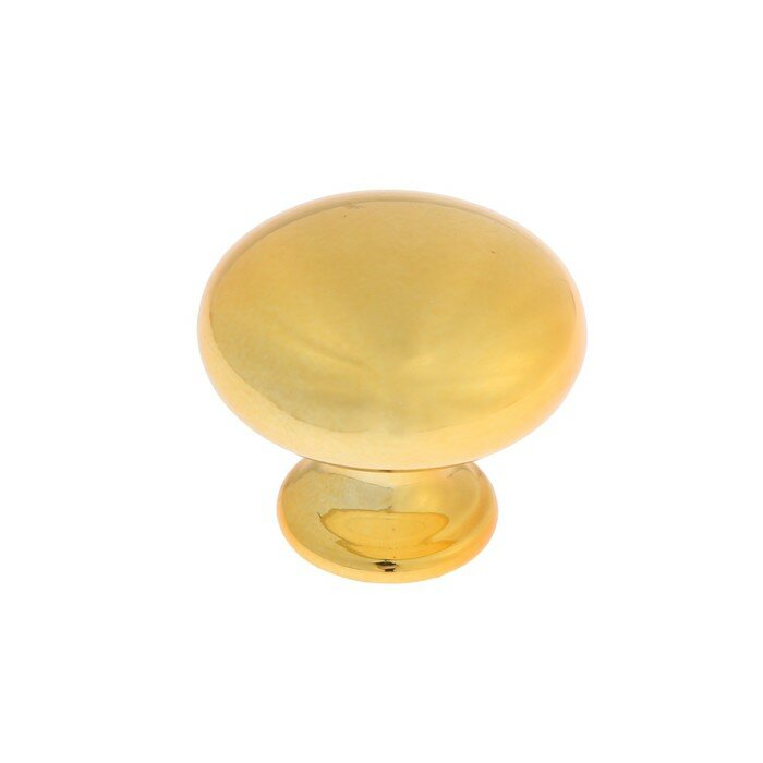 Ручка-кнопка CAPPIO, РК120, d=32 мм, пластик, цвет золото - фотография № 1