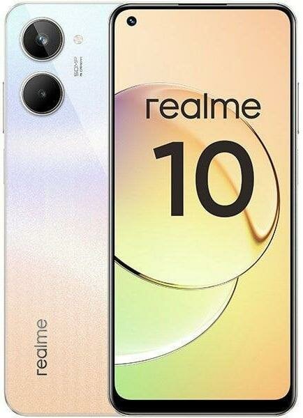 Смартфон Realme RMX3630 10 128Gb 4Gb белый моноблок 3G 4G 2Sim 6.4" 1080x2400 Android 12 50Mpix 802.11 a/b/g/n/ac NFC GPS GSM900/1800 GSM1900 Tou