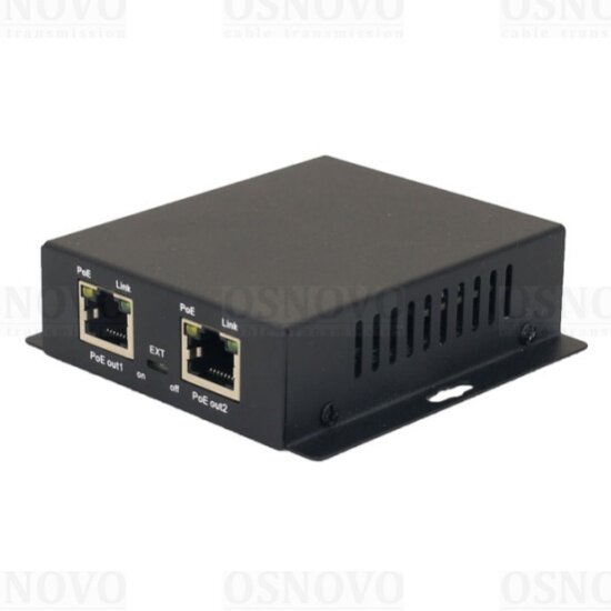 PoE Удлинитель/Коммутатор Gigabit Ethernet на 3 RJ45 порта. Osnovo SW-8030/D(90W)