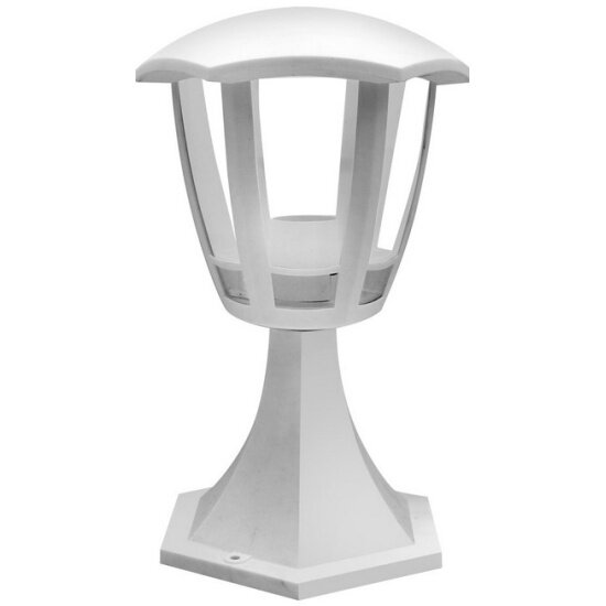Садово-парковый светильник CAMELION PP5104 С01 НТУ 07-60-003 У1 «Валенсия 1» белый, 6-гран., пластик, 230В,