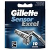 Сменные кассеты для бритья Gillette Sensor Excel, 10 шт. Gillette 1544140 - изображение