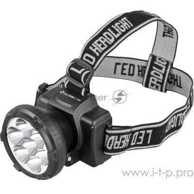 Фонарь Ultraflash LED5362 налобн аккум 220в черный 7led 2 реж пласт бокс 321804 , 11256 .