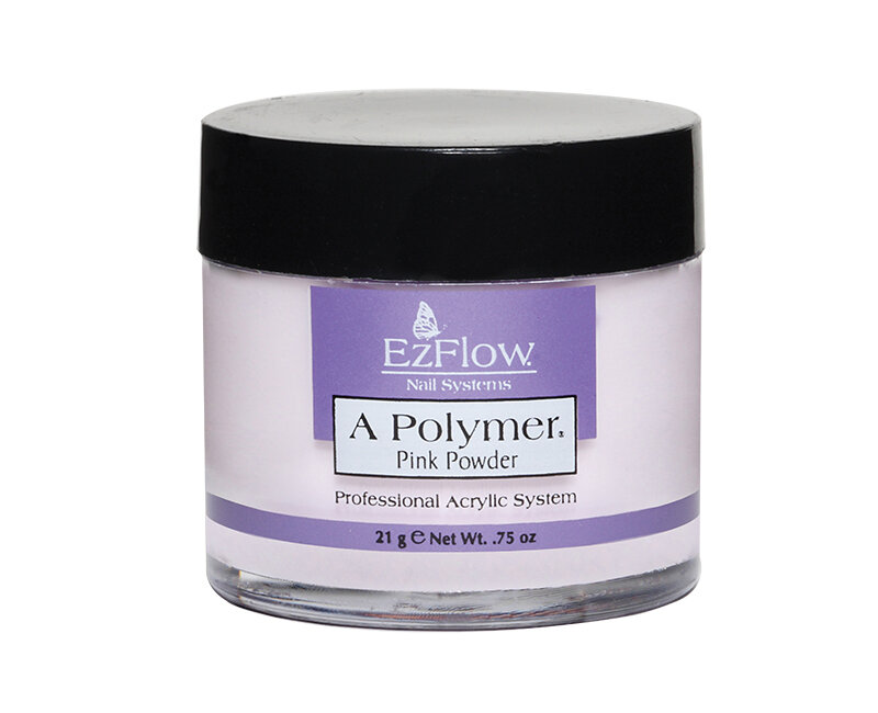 EzFlow, розовая акриловая пудра A-Polymer® Pink Acrylic Powder, 21 гр.