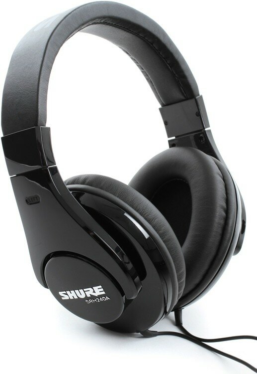 Shure SRH240A наушники студийные, цвет черный