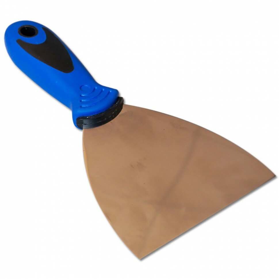 фото Шпатель фасадный из нержавеющей стали 100мм двухкомпонентной ручкой