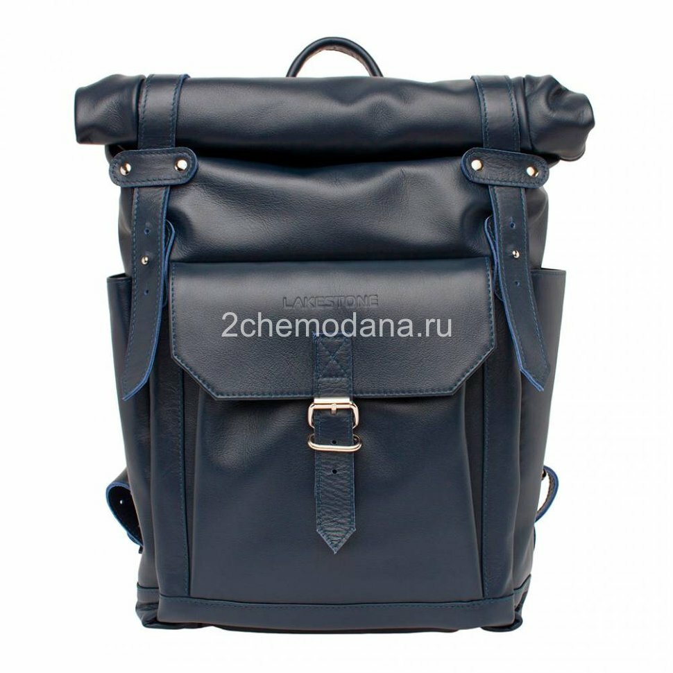 Кожаный рюкзак LAKESTONE Eliot Dark Blue 918308/DB