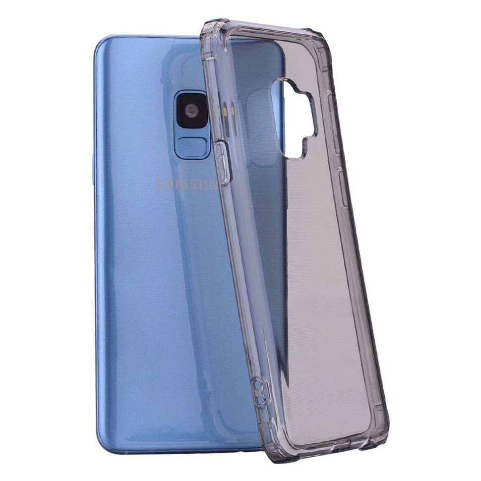 фото Силиконовый чехол с усиленными бортиками для Samsung Galaxy S9+ (Plus) (черный)