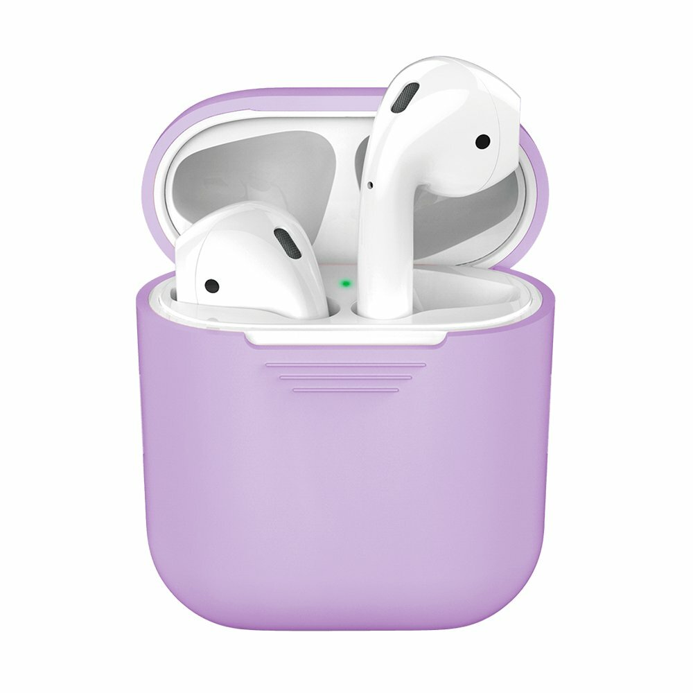 Чехол силиконовый Deppa для AirPods violet