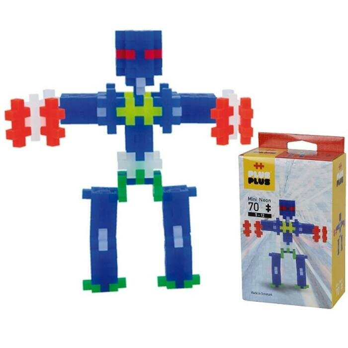 Блочные конструкторы для детей Без бренда Разноцветный конструктор для создания 3D моделей «Робот»