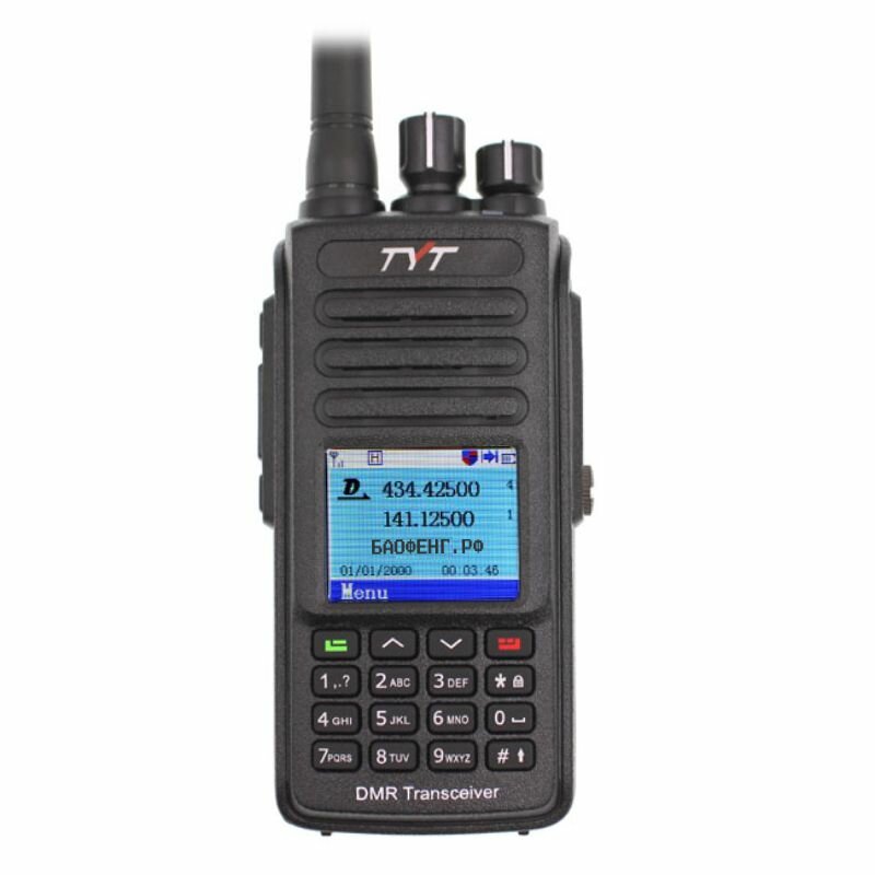 Цифровая рация TYT MD-UV390 DMR 10W AES-256 TYPE-C Без GPS