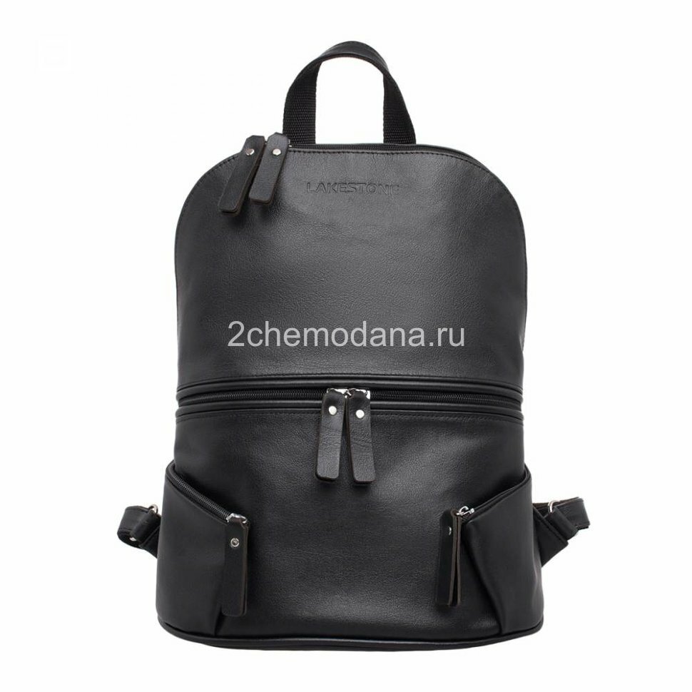 Женский кожаный рюкзак LAKESTONE 91235/BL черный
