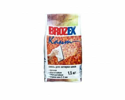 Затирка "Brozex Кант" Розовая 1,5 Кг (Зссс)