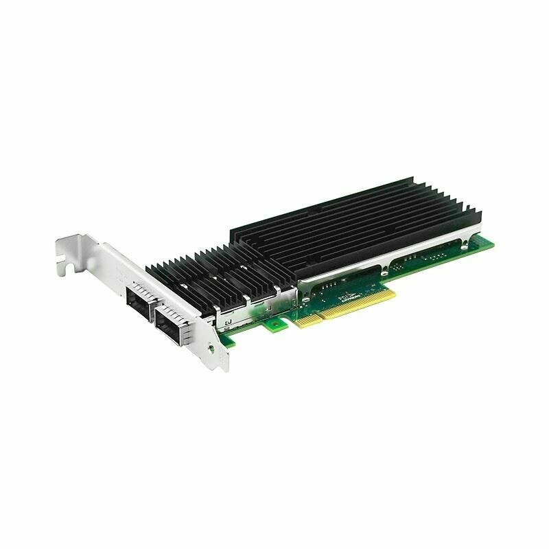 Сетевая карта LR-LINK LREC9902BF-2QSFP+ PCI-Express 3.0 среда передачи данных волокно 40Gb/s