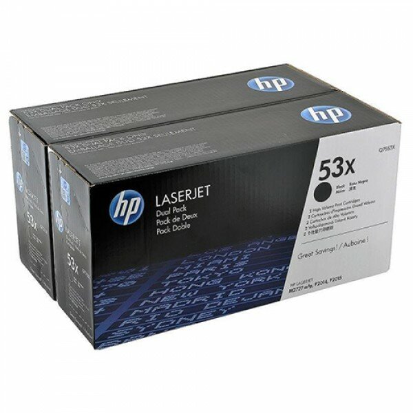 HP Q7553XD тонер-картридж оригинальный