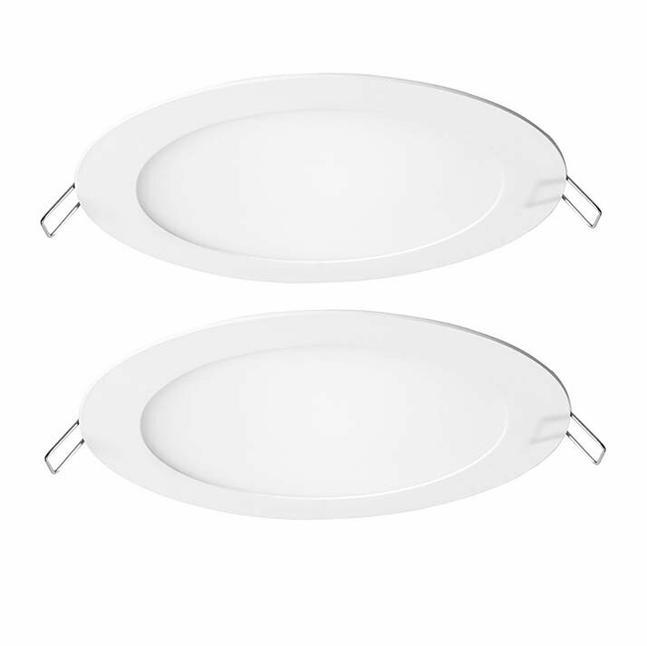 фото Светильник светодиодный встраиваемый 8 Вт 680 Лм 4000К 118 мм IP20 REV (2 шт.)