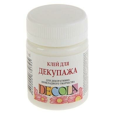 Клей для декупажа Decola, универсальный, 50 мл 1841706 .