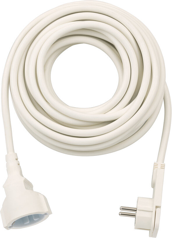 1168980210 Brennenstuhl удлинитель-переноска Extension Cable,10м., кабель белый 1,5мм2, IP20