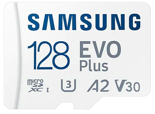 Карта памяти MicroSDXC 128 Гб Samsung EVO Plus (MB-MC128KA) Class 10