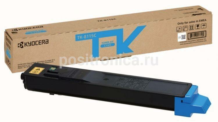 Картридж Kyocera TK-8115C голубой (1t02p3cnl0)