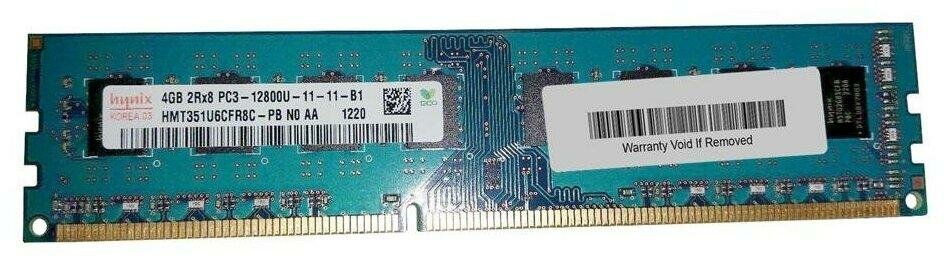 Оперативная память для компьютера Hynix HMT3d-4G1600K11 DIMM 4Gb DDR3 1600MHz