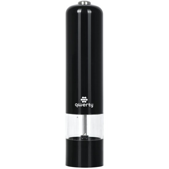 Электромельница Qwerty перец/соль, цвет черный, 5х23 см, на батарейках 4хАА