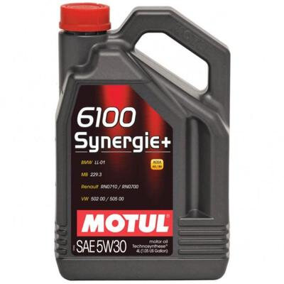 Масло моторное Motul 6100 Syn-nergy 5W30, 4 л 107971 .