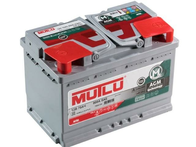 Аккумулятор MUTLU AGM 70 а/ч, обратная пол-сть MUTLU-L3.70.076.A