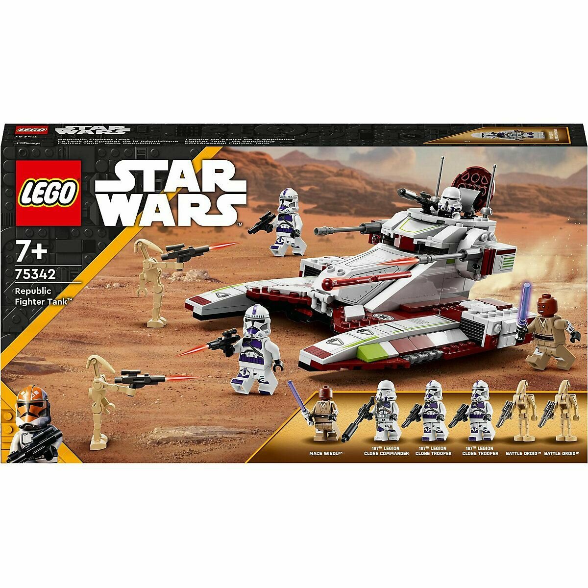 LEGO Star Wars 75342 Republic Fighter Tank лего Республиканский Боевой Танк