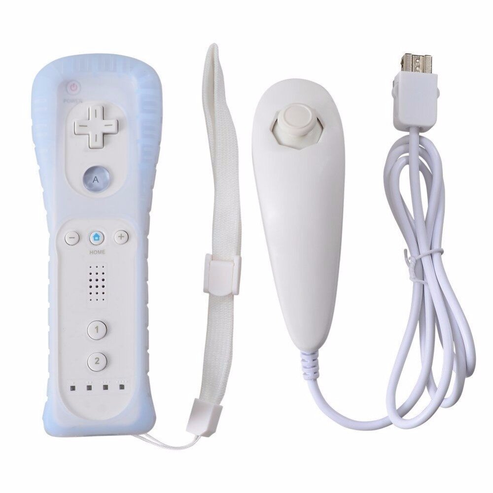 Комплект Геймпадов Wii Remote + Wii Nunchuk белые