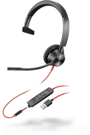 Plantronics (Poly) Poly Blackwire 3315 USB-A [213936-01] - Проводная гарнитура UC