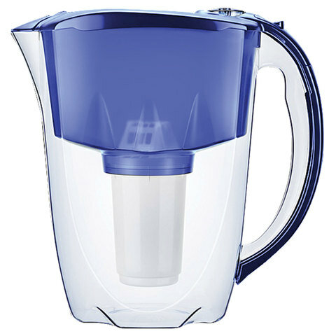 Кувшин-фильтр для очистки воды АКВАФОР "Престиж А5", 2.8 л, со сменной кассетой, синий, И11150 - фотография № 1